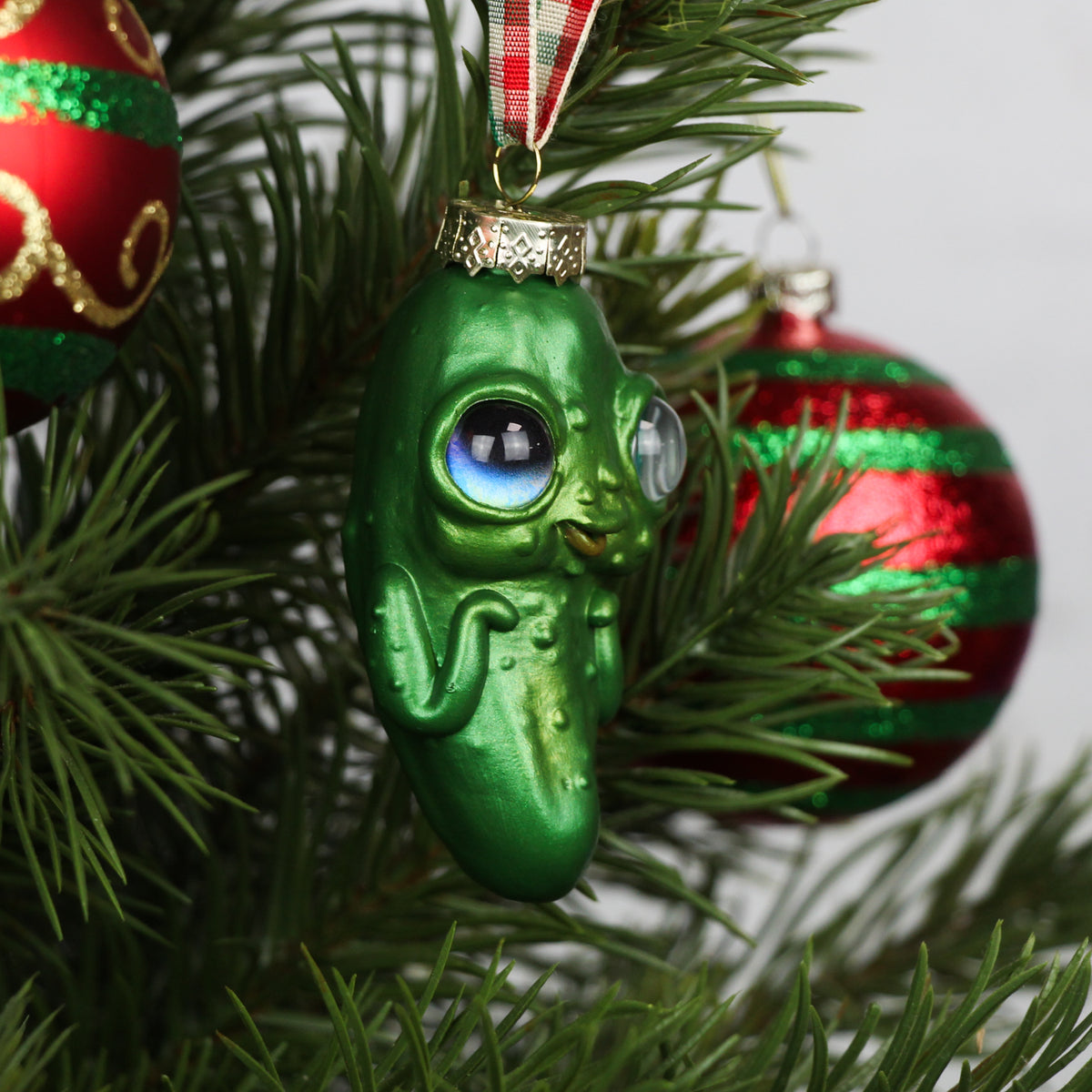 Emerald the Enchanted Pickle Ornament