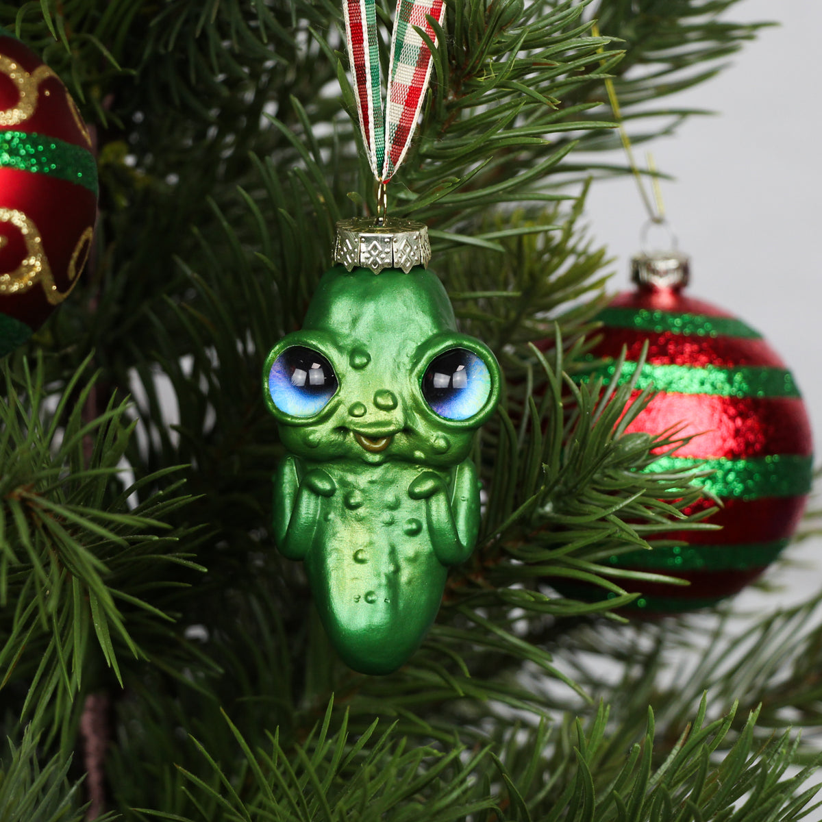 Emerald the Enchanted Pickle Ornament