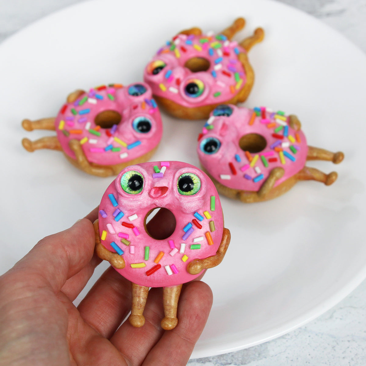 Strawberry Frosted Donut Magnet