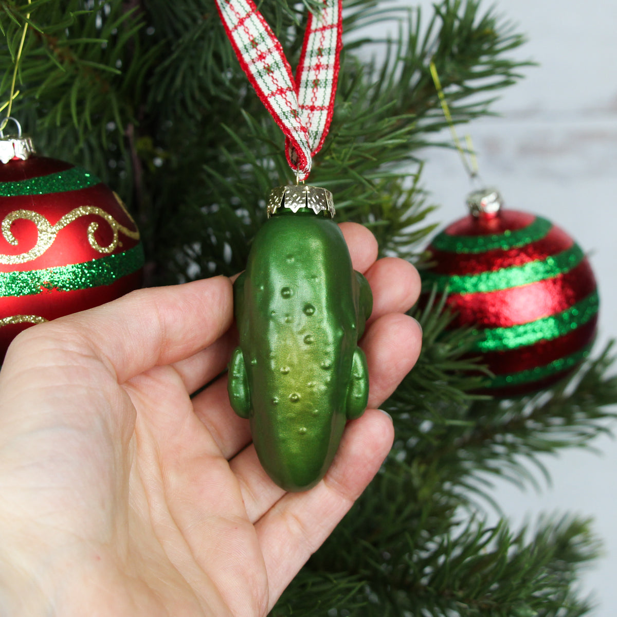Holly the Enchanted Pickle Ornament