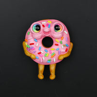 Strawberry Frosted Donut Magnet