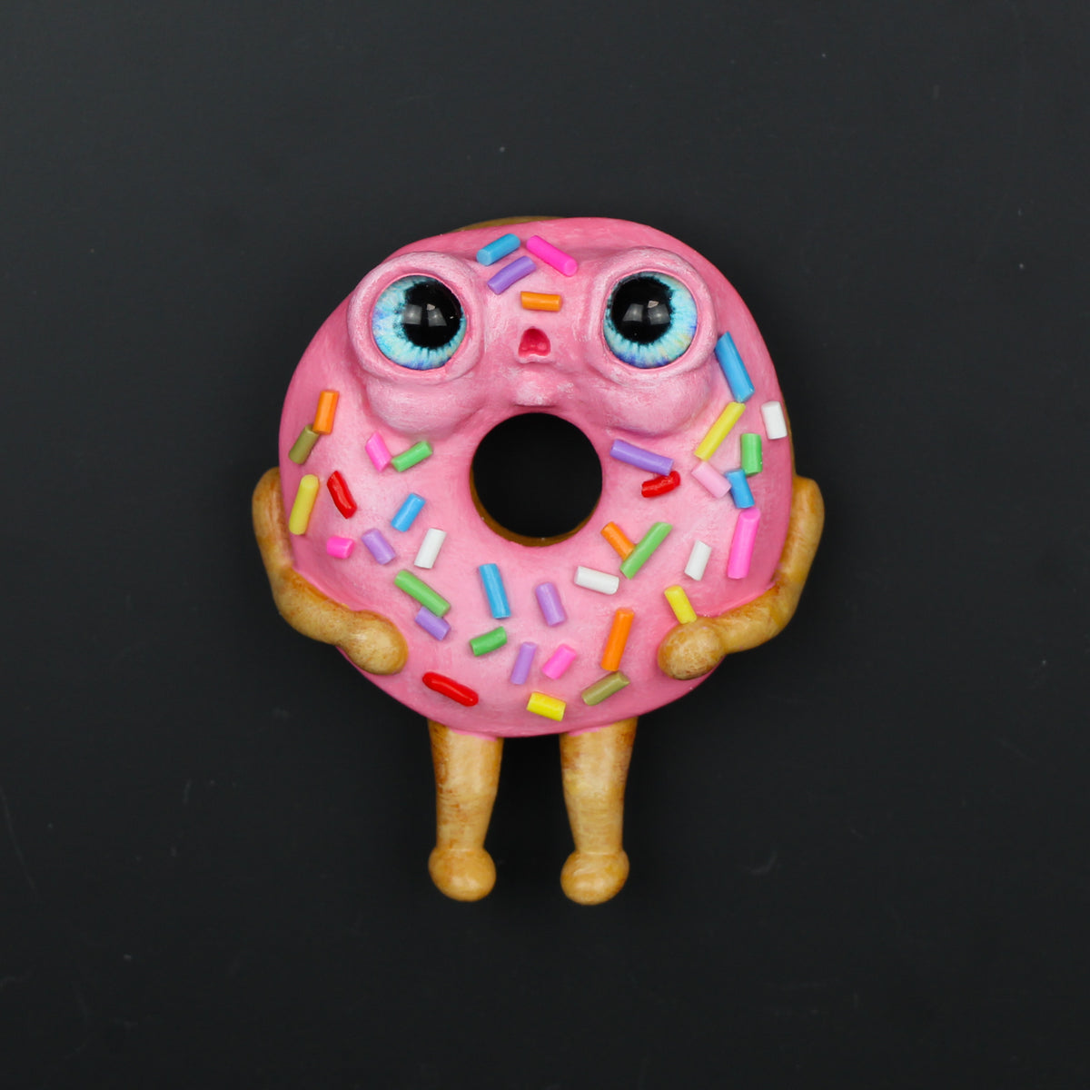 Strawberry Frosted Donut Magnet