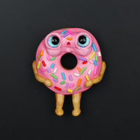 Strawberry Frosted Donut Magnet