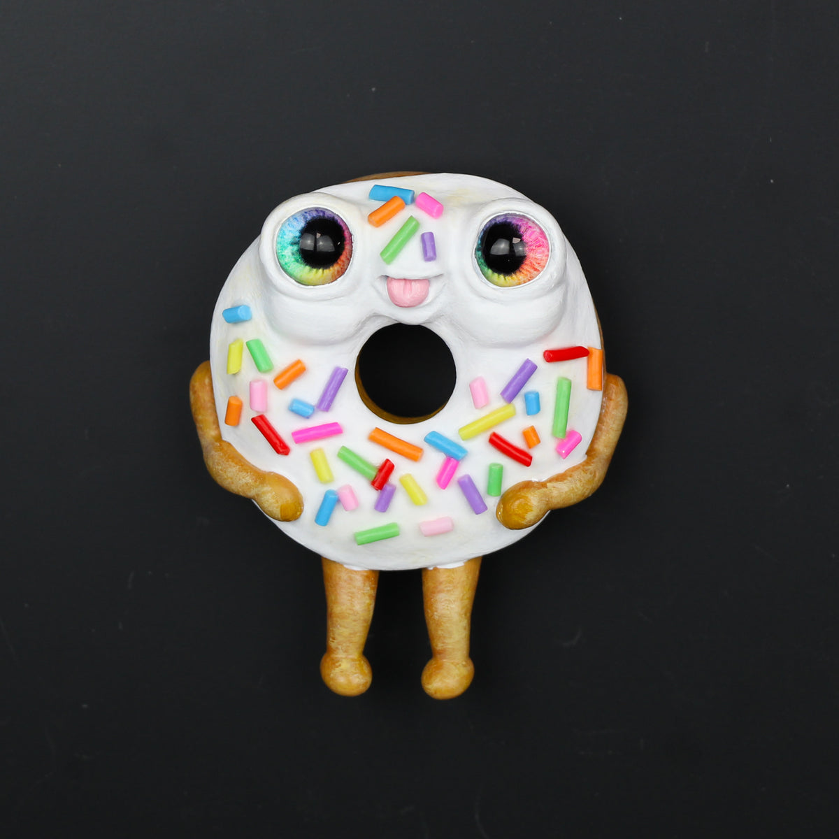 Vanilla Frosted Donut Magnet