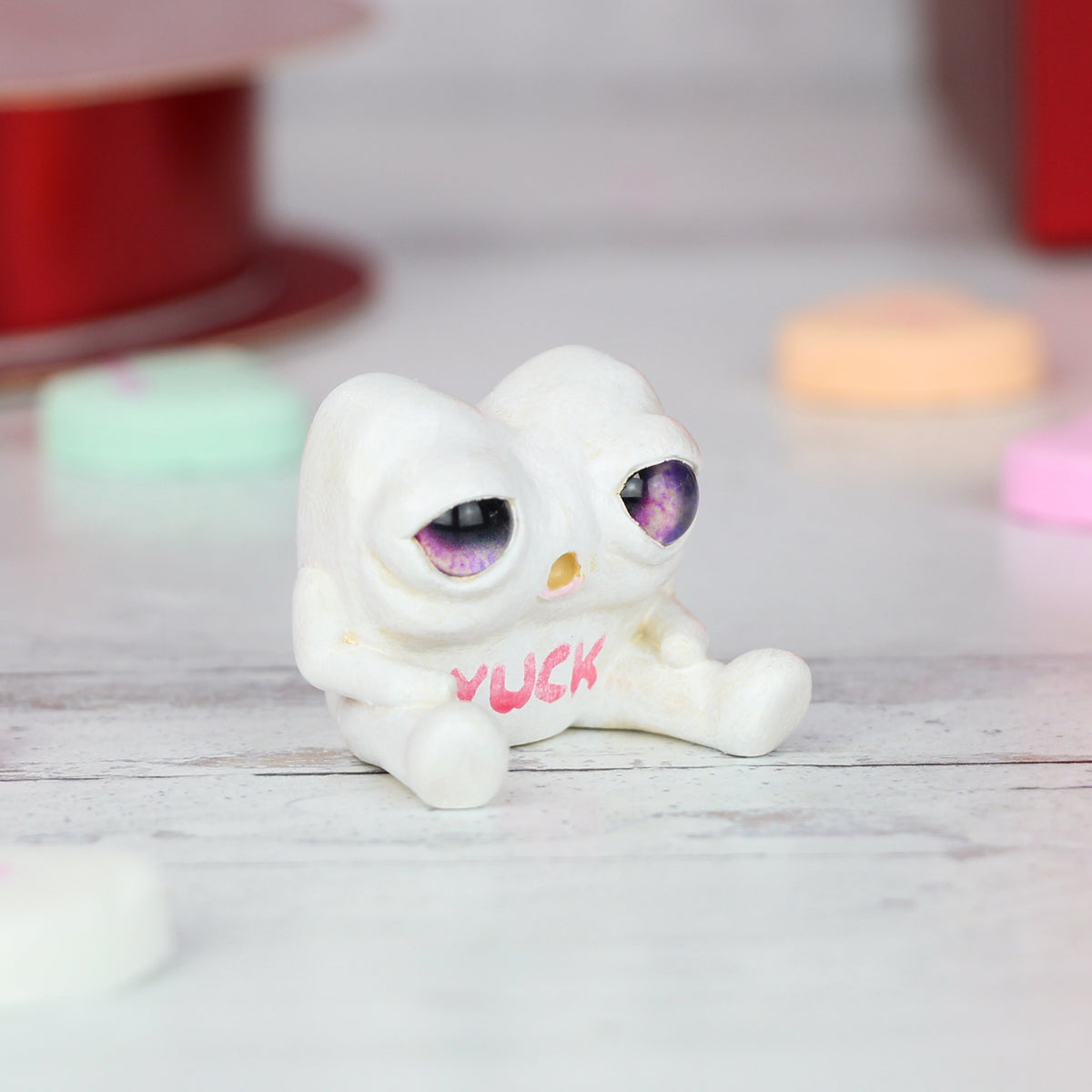 Yuck the Mini Enchanted Conversation Heart