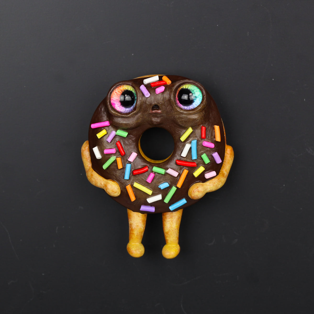 Chocolate Frosted Donut Magnet