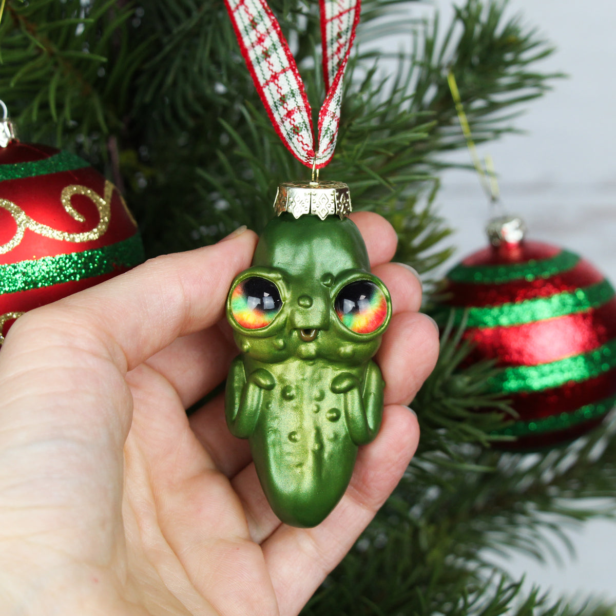 Holly the Enchanted Pickle Ornament