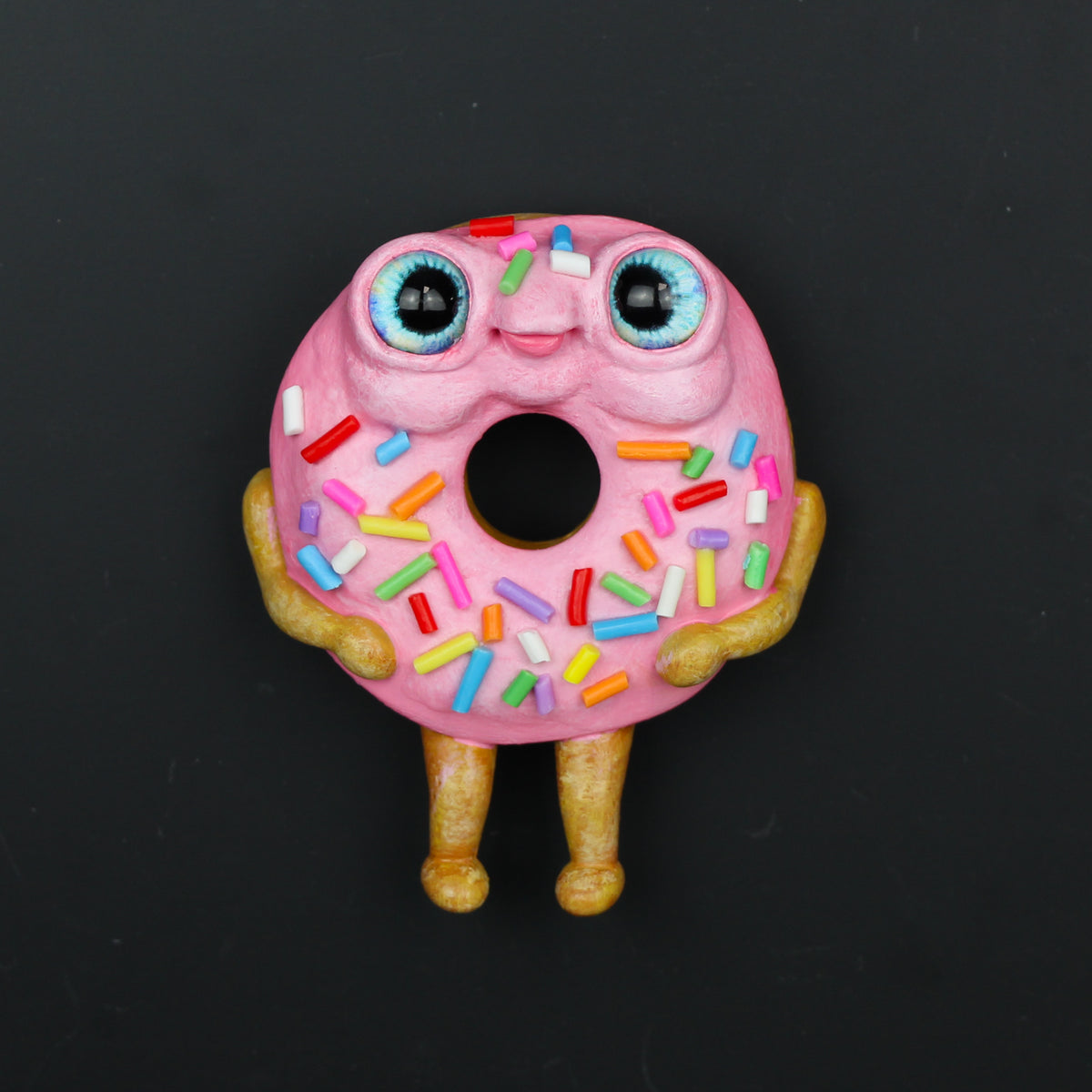 Strawberry Frosted Donut Magnet