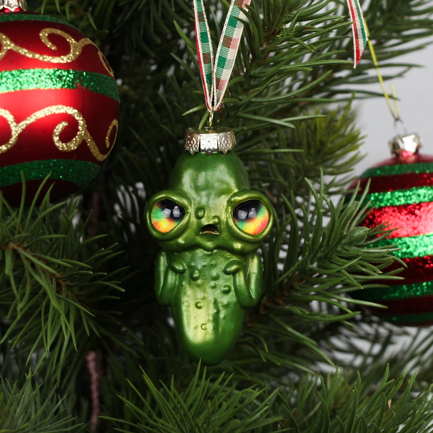 Scrooge the Enchanted Pickle Ornament – Jackie Harder Art