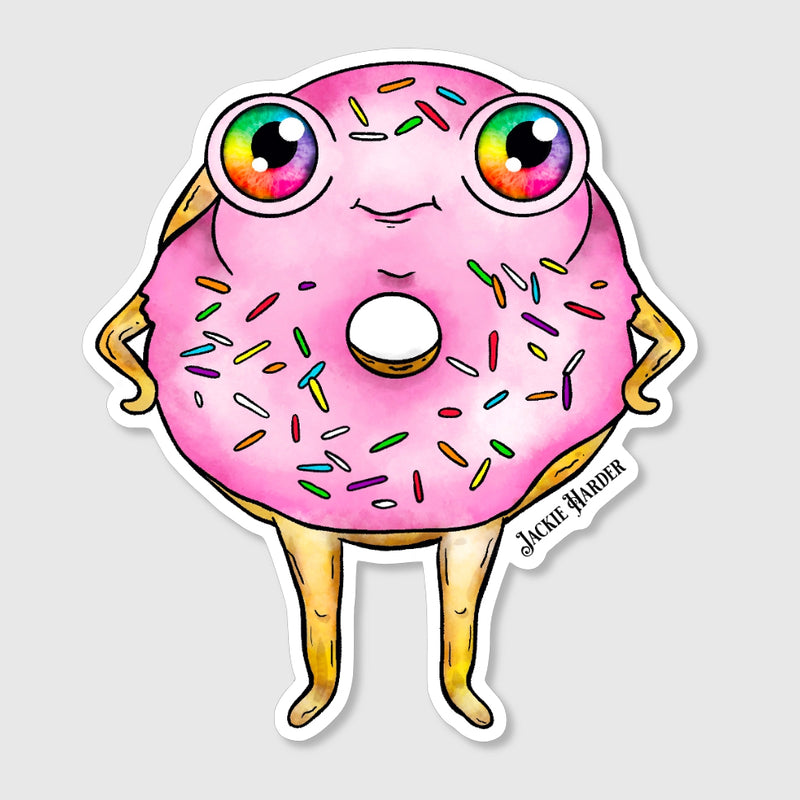 Doughlila the Donut Sticker