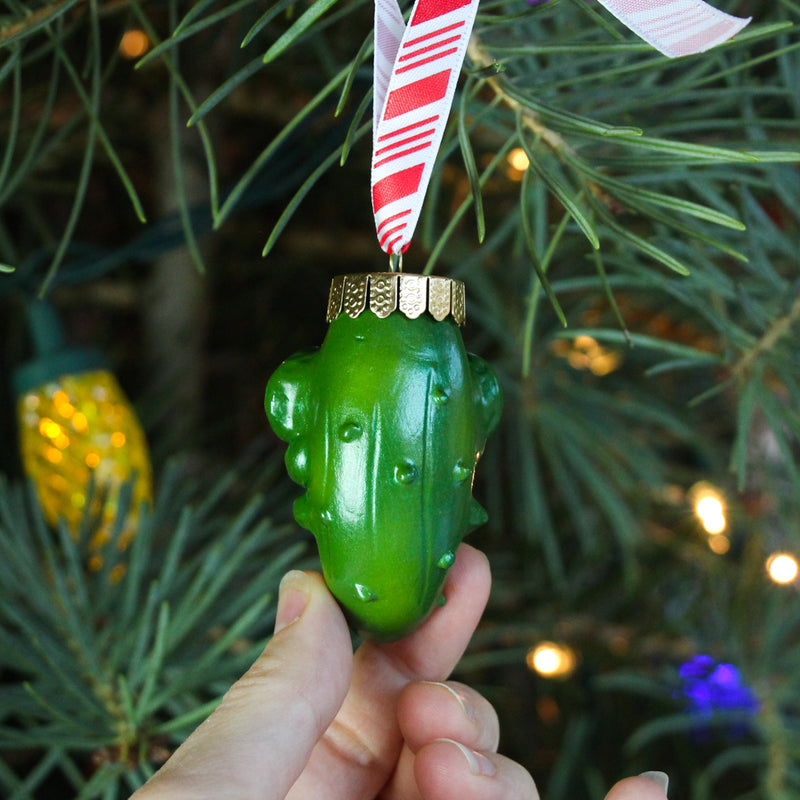 Grickle the Enchanted Pickle Ornament