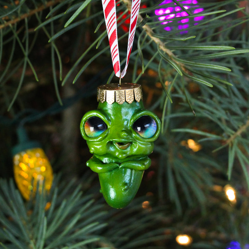 Grickle the Enchanted Pickle Ornament