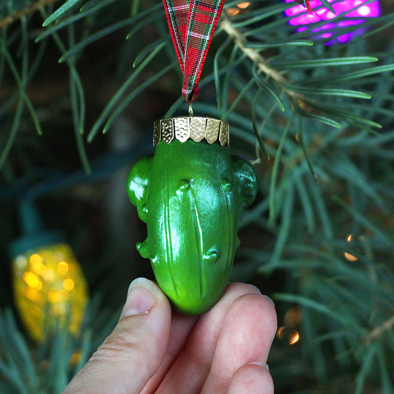 Ickle the Enchanted Pickle Ornament