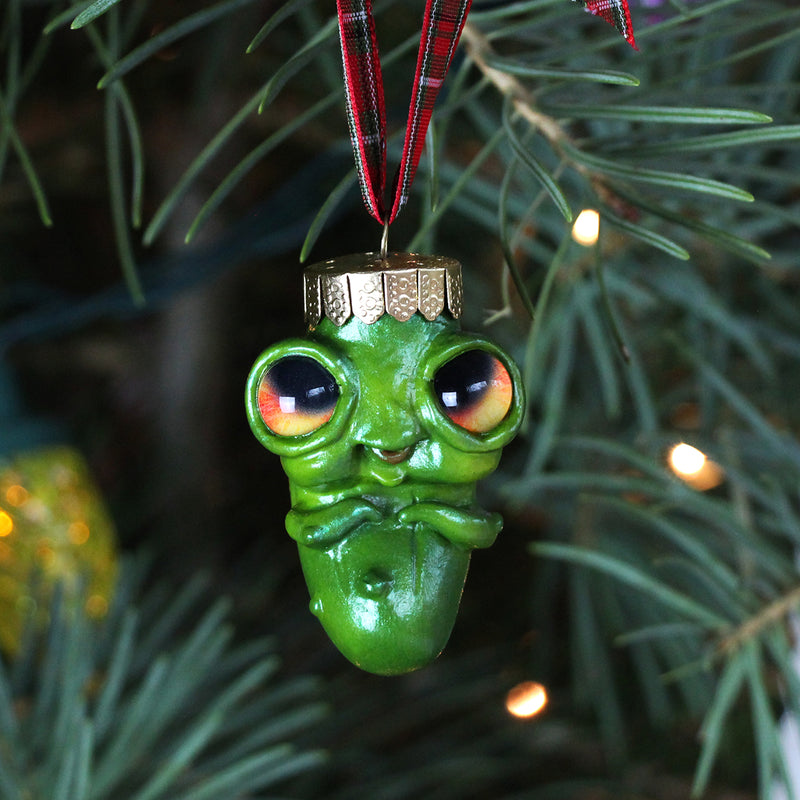 Ickle the Enchanted Pickle Ornament