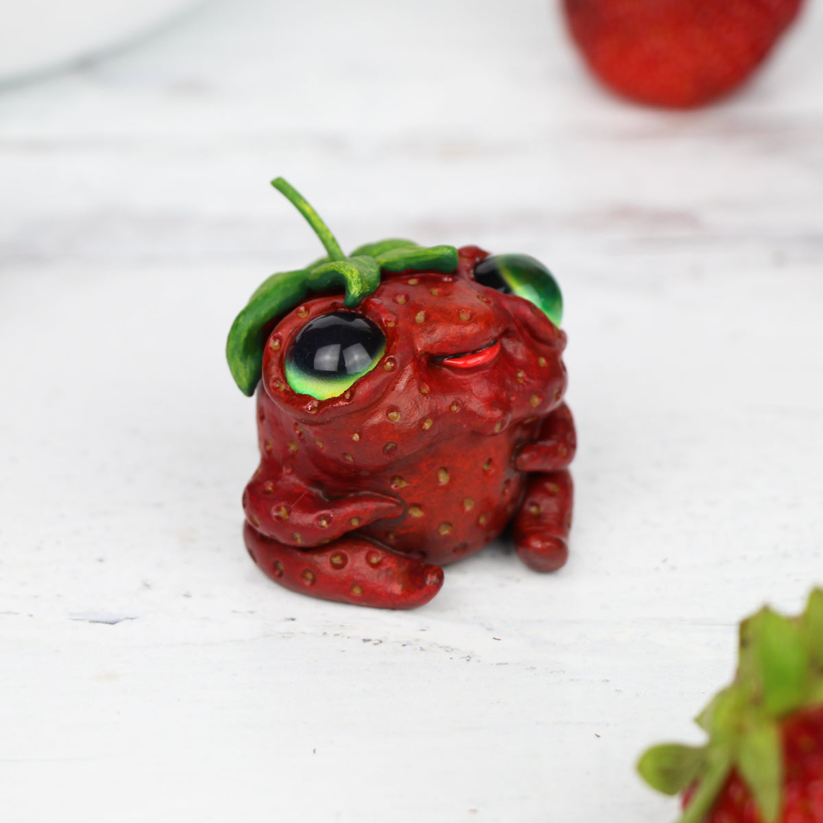 Strawly the Strawberry Faerie – Jackie Harder Art